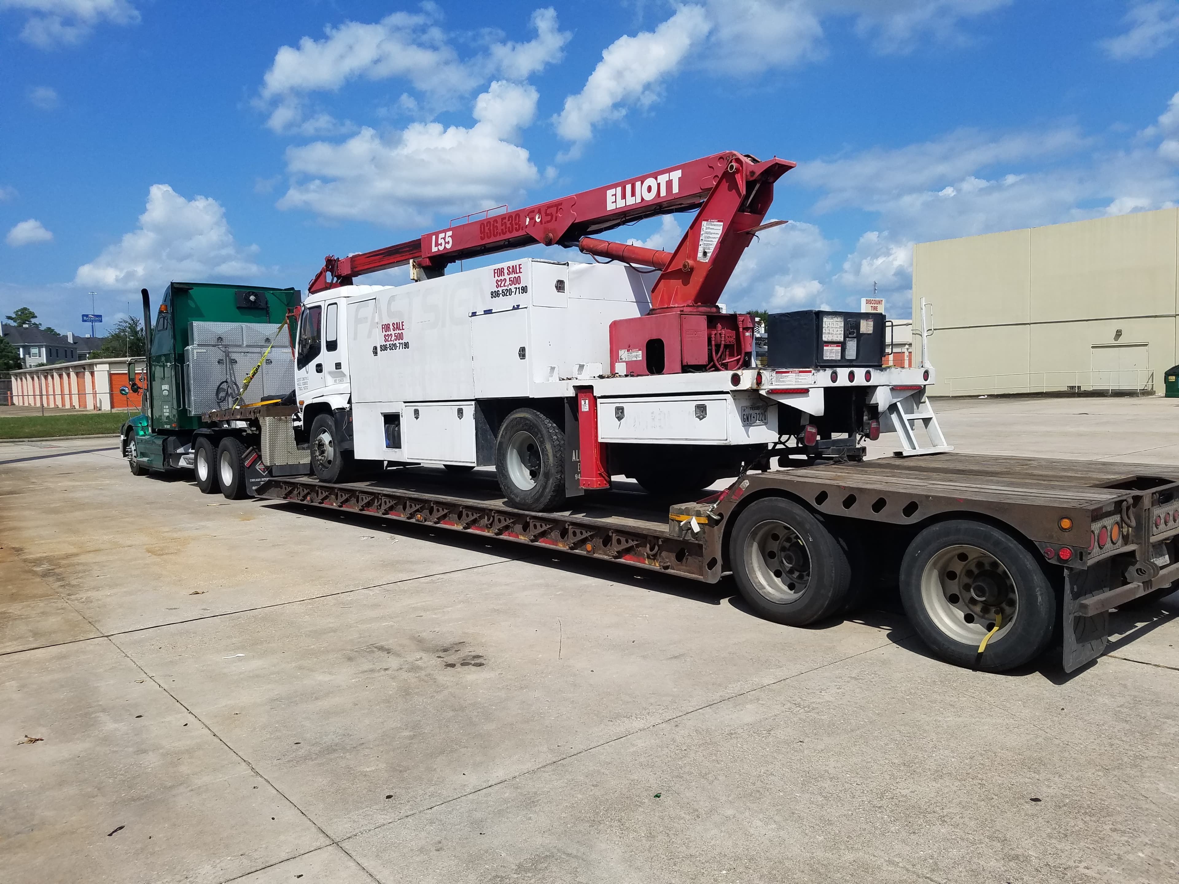 Grapple truck transport in San Antonio